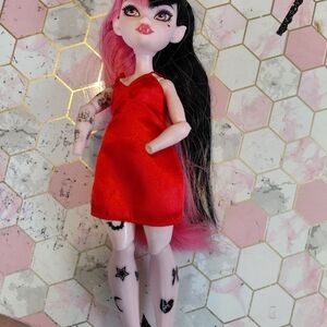 Red Dress Doll with Tattoos